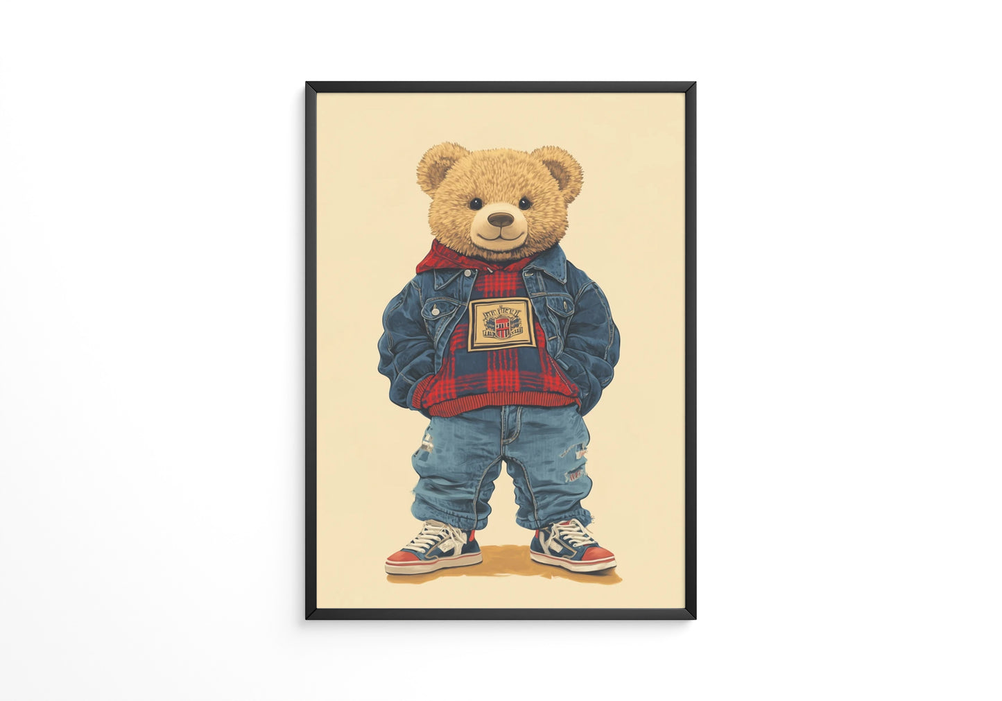 Teddybär Hipster Outfit