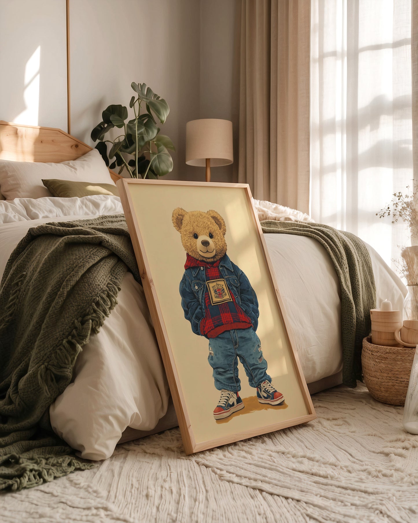 Teddybär Hipster Outfit
