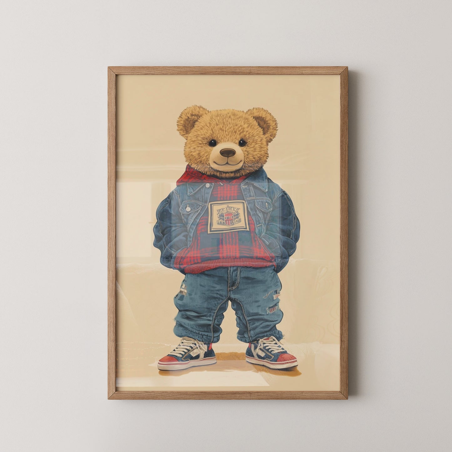 Teddybär Hipster Outfit