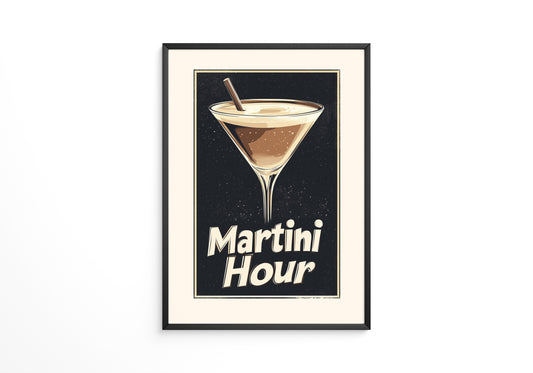 Martini Glas Retro-Stil
