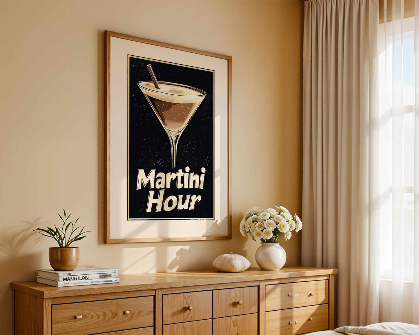 Martini Glas Retro-Stil