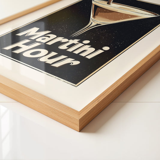 Martini Glas Retro-Stil