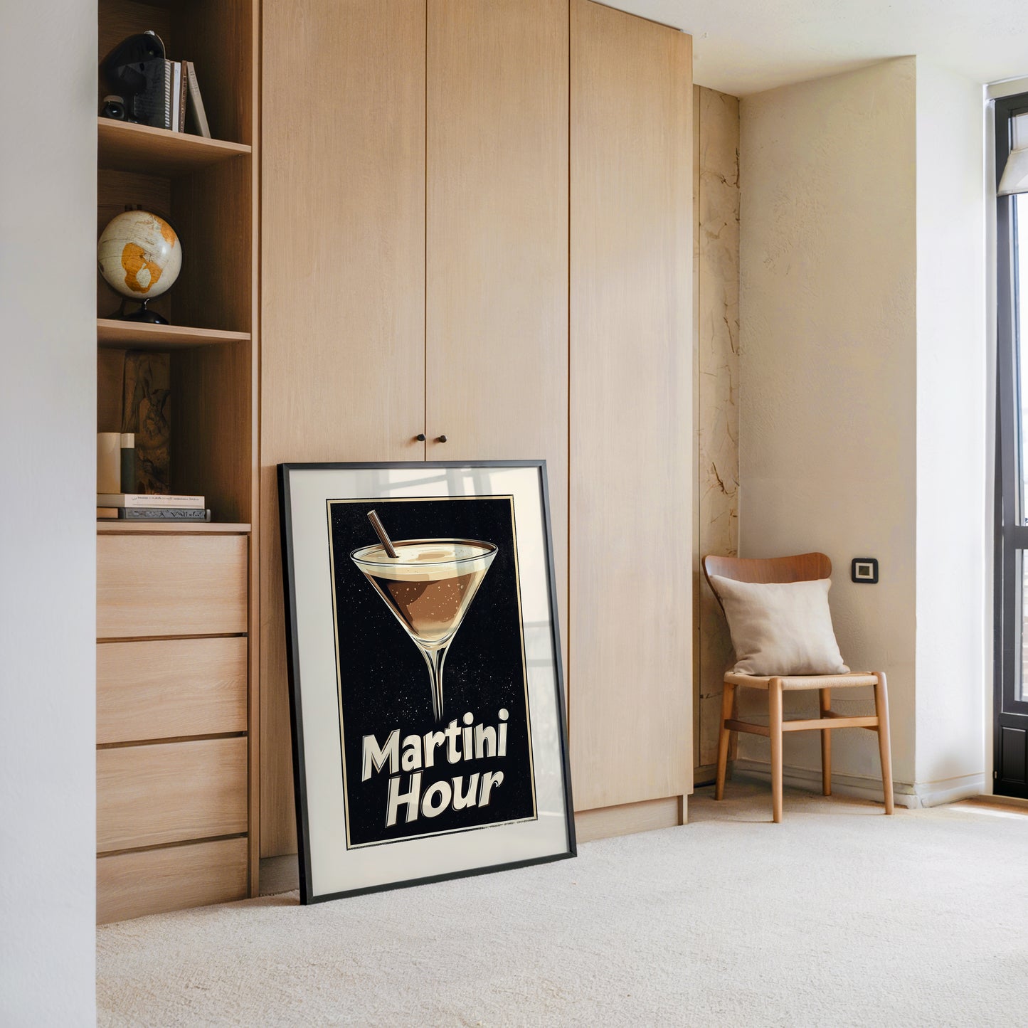 Martini Glas Retro-Stil