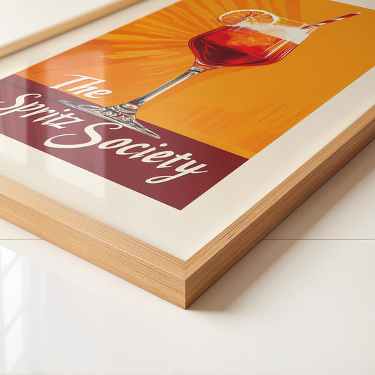 Spritzglas Orange Retro-Design