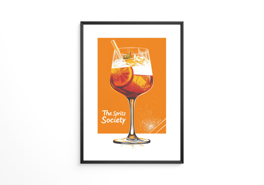 Spritzglas Orange Zeichnung