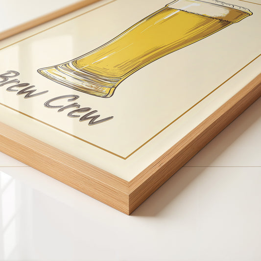 Bierglas Zeichnung Vintage