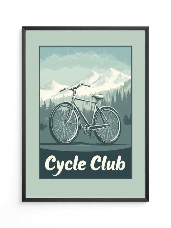 Fahrrad Berge Retro