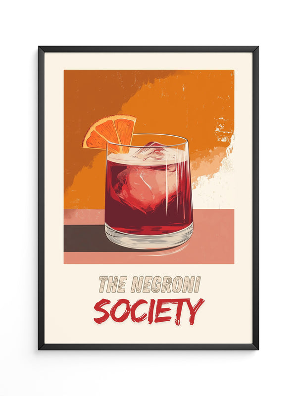 Negroni Cocktail Vintage Stil