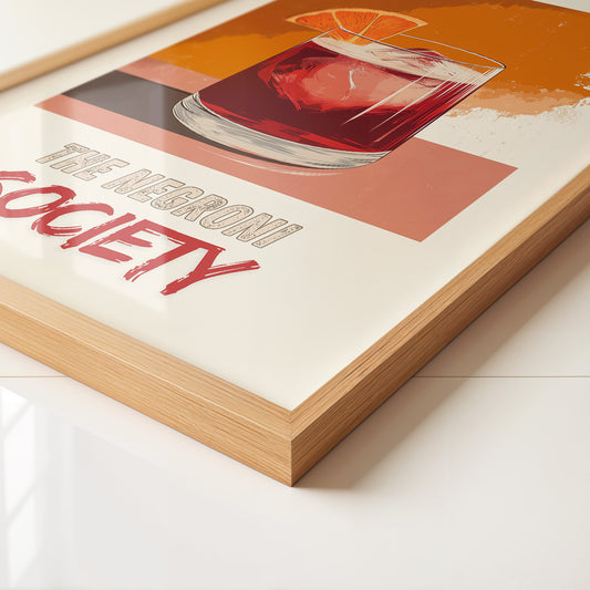 Negroni Cocktail Vintage Stil