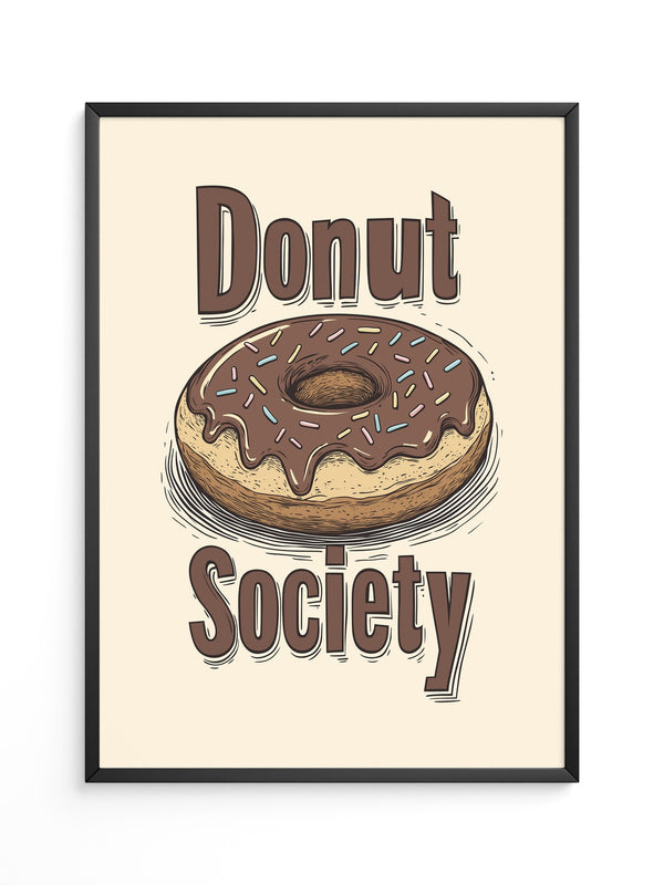 Donut Vintage Illustration