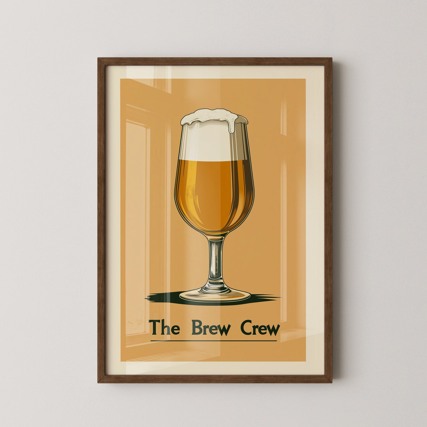 Bierglas Retro Stil