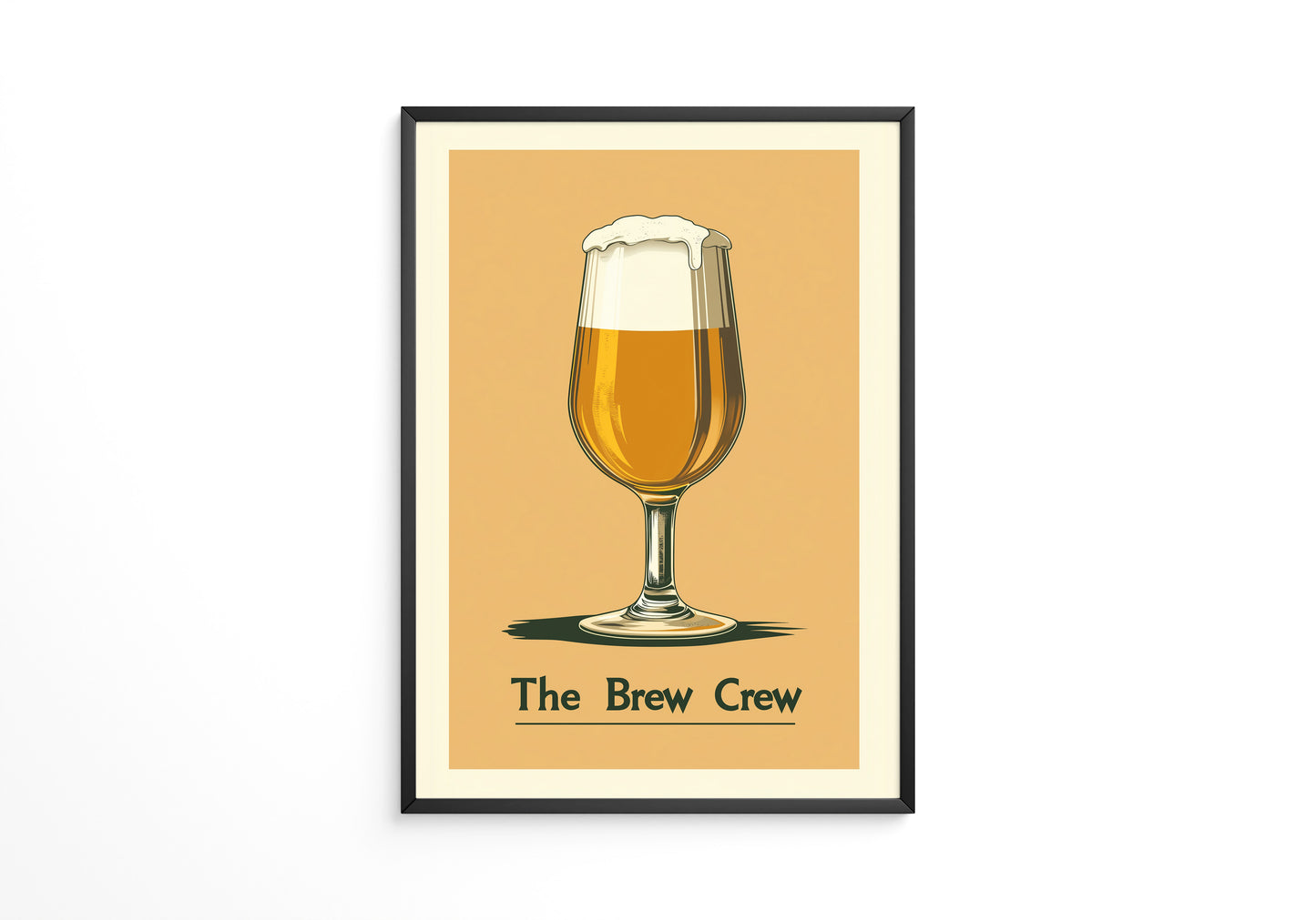 Bierglas Retro Stil