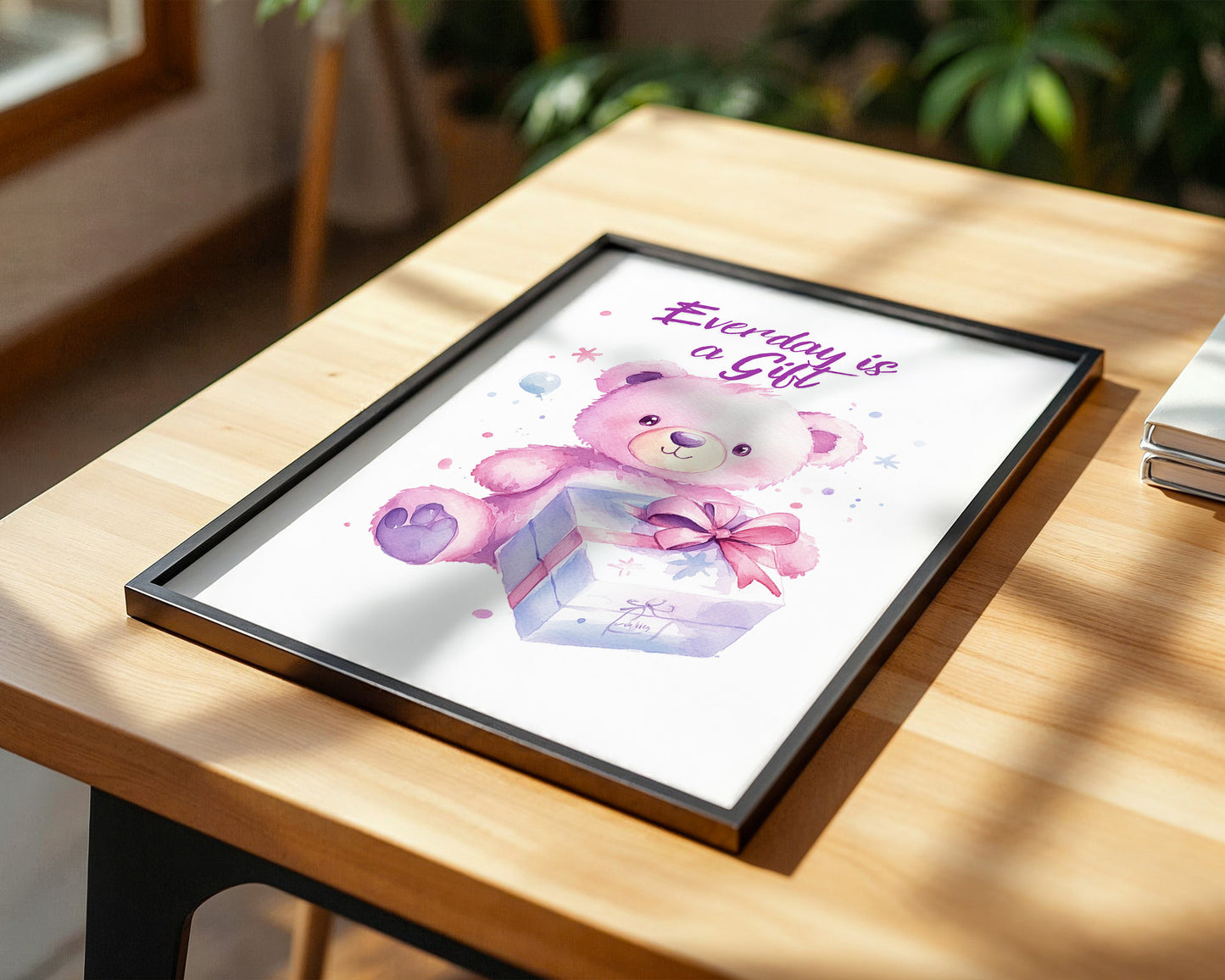 Rosa Teddy Pastell Geschenk