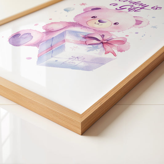 Rosa Teddy Pastell Geschenk