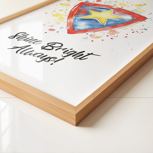 Stern Wappen Aquarellfarben