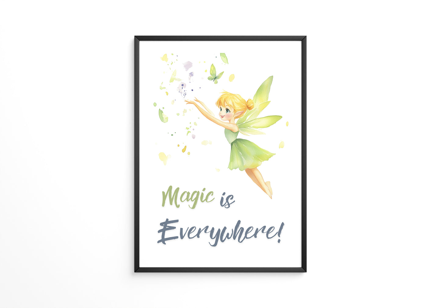 Fee Aquarell Zaubergrün