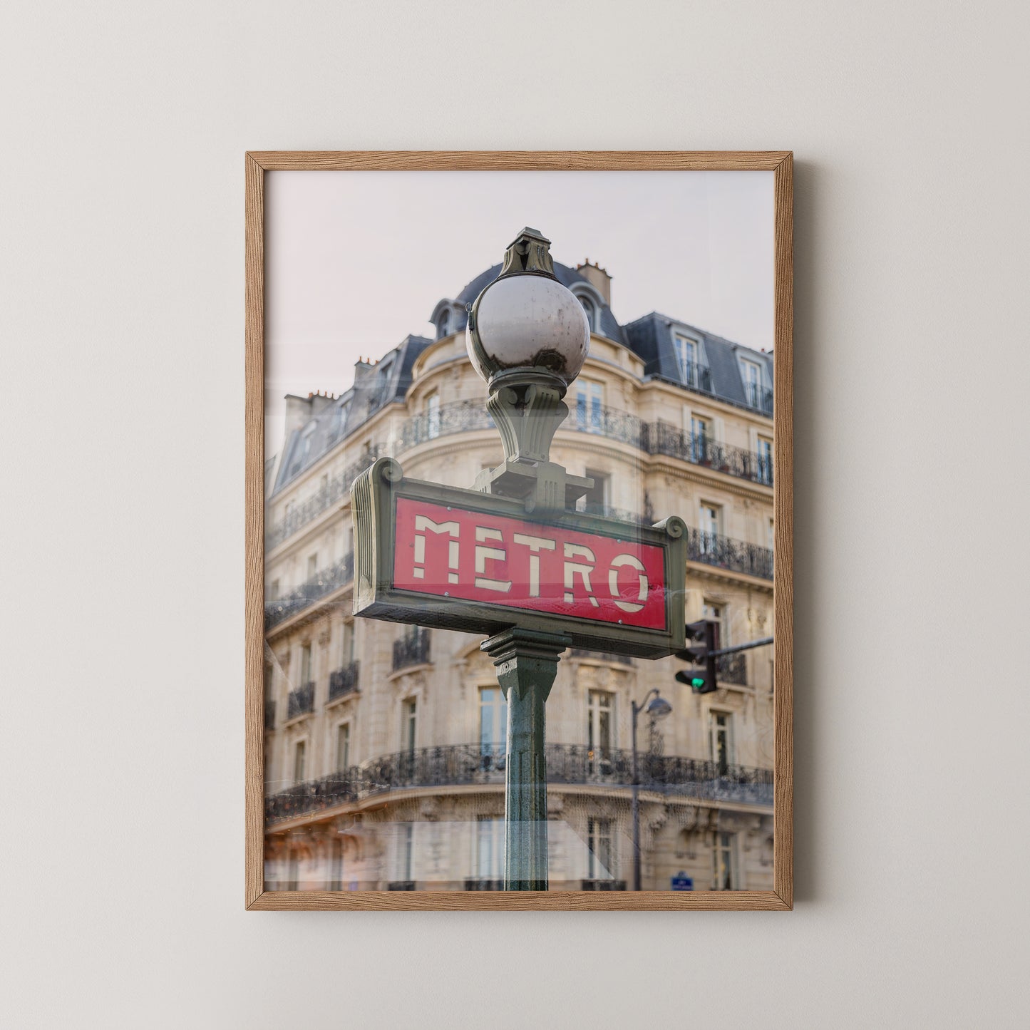 Pariser Metro Zeichen Vintage