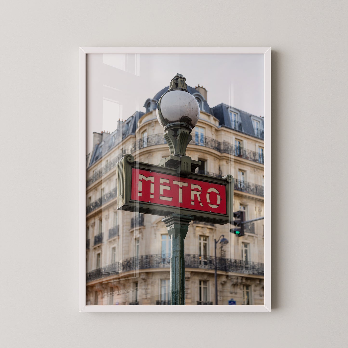 Pariser Metro Zeichen Vintage