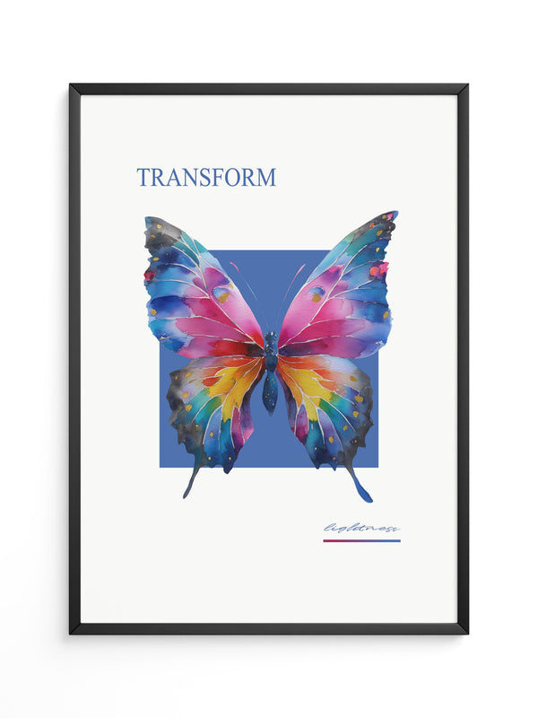 Bunter Schmetterling Aquarell