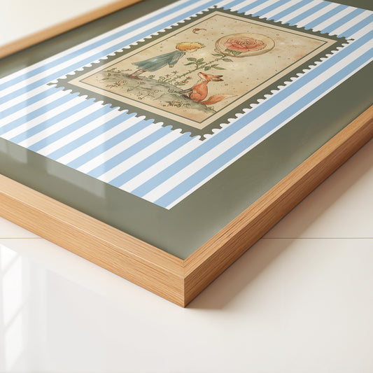 Kleiner Prinz Illustration Vintage