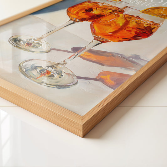 Aperol Spritz Ölmalerei