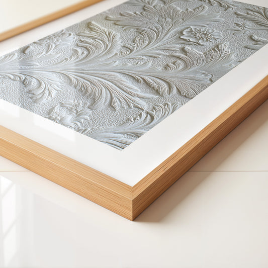 Barock Floral Reliefstruktur