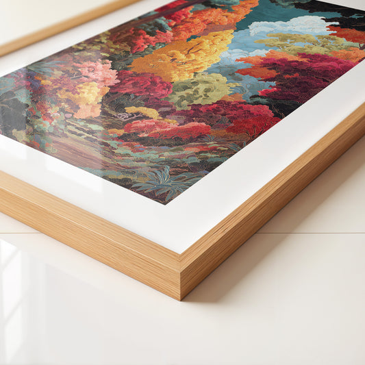 Bunter Wald Herbststimmung