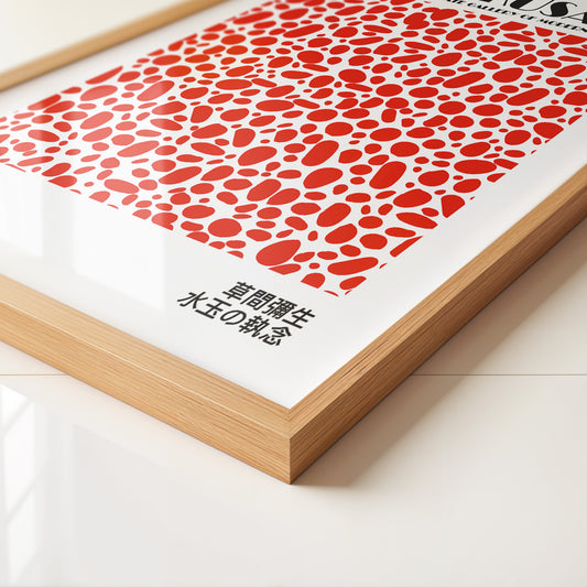 Rotmuster Abstrakt Punktemotiv