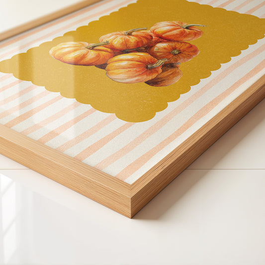 Kürbisstapel Retro Look