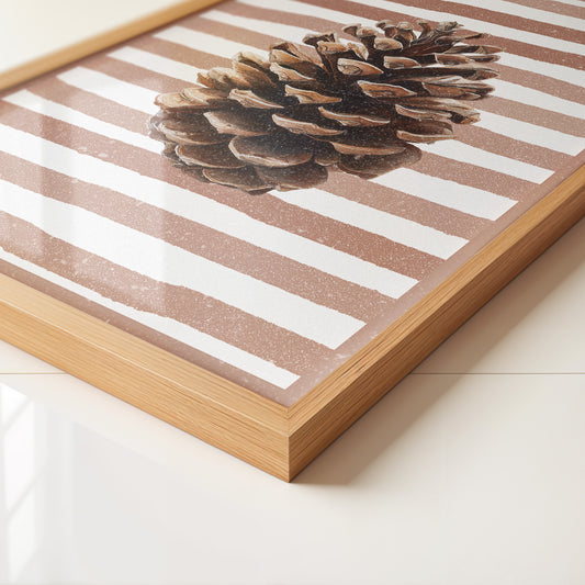 Zapfen Streifenmuster Retro