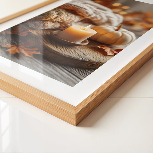 Kuscheldecke Kerze Herbstlich Warm