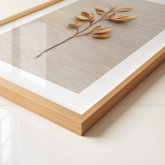 Goldene Blätter Beige Hintergrund