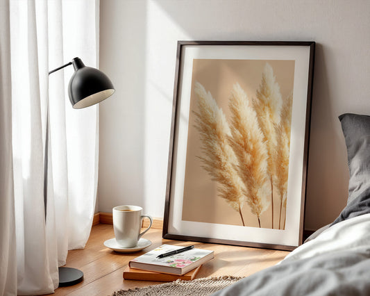 Pampasgras Beige Textur