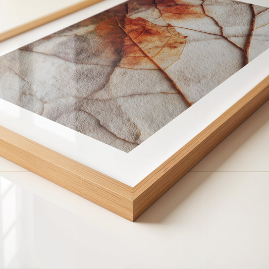 Herbstblatt Struktur Vintage