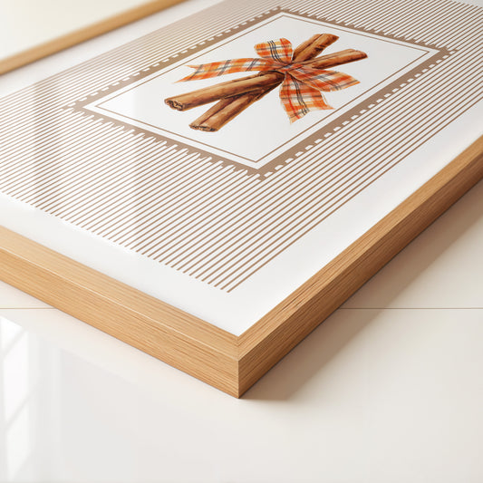 Zimtstangen Karoband Streifen