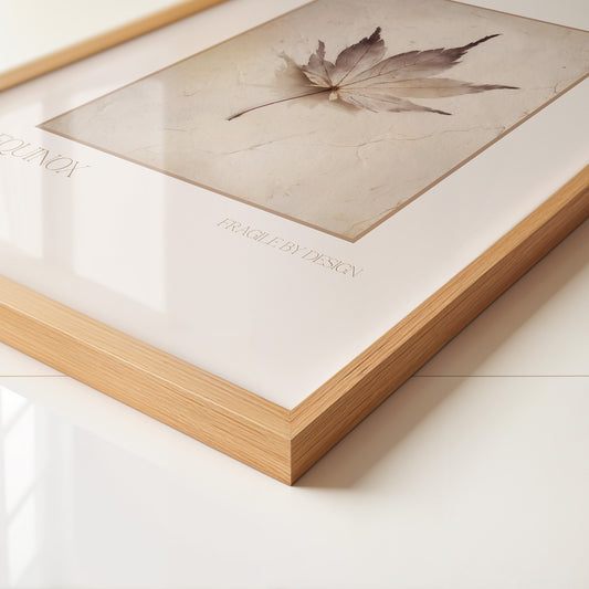 Ahornblatt Vintage Natur