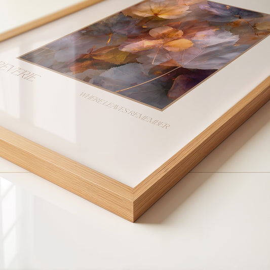 Herbstlaub Pastellfarben