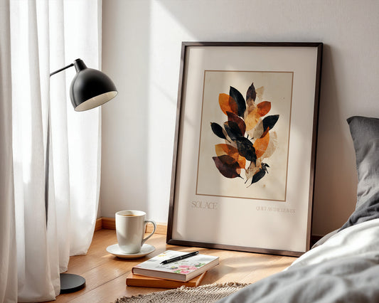 Herbstblätter sanfte Farben