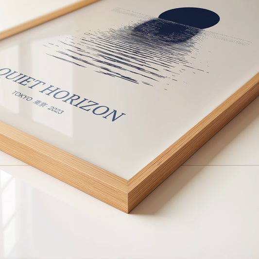 Dunkler Schatten Horizontminimalismus