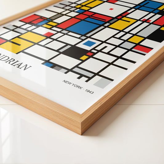 Abstrakte Geometrie Primärfarben