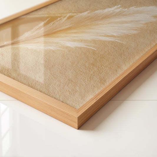 Pampasgras Beige Textur