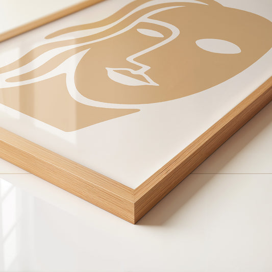 Gesicht Minimalistisch Formenspiel