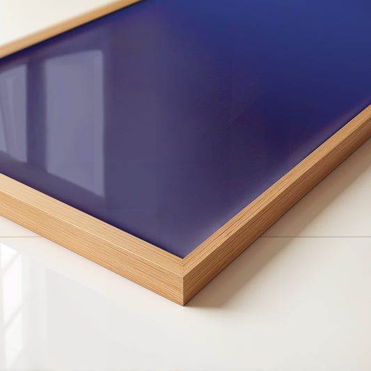 Blauer Farbverlauf minimalistisch