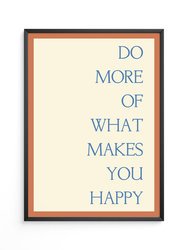 Motivationsspruch Retro Typografie