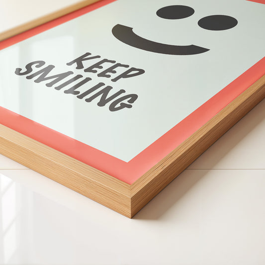 Smiley Gesicht minimalistisch