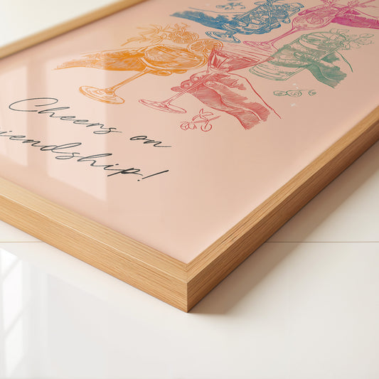 Cocktail Hände bunt