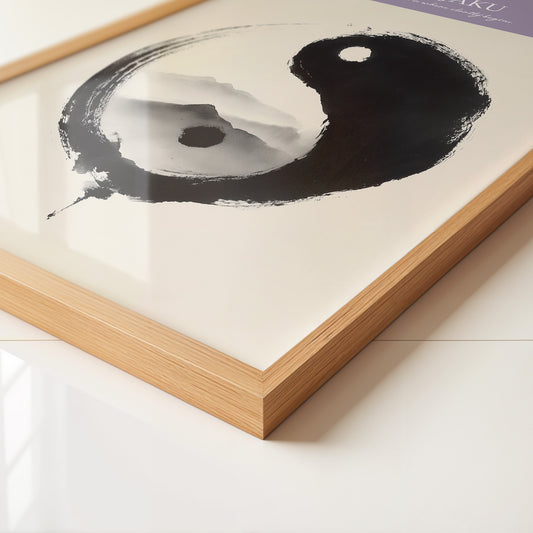 Yin Yang Berge Tintenmalerei