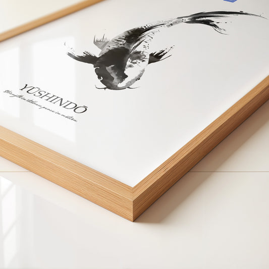 Koi Fisch Tinte Aquarell