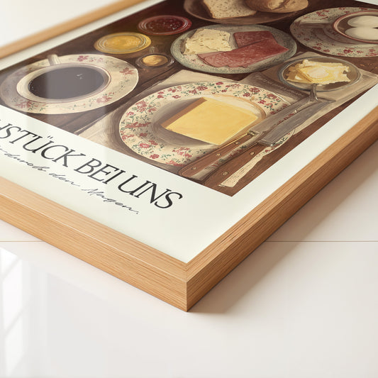 Frühstückstisch Vintage Illustration