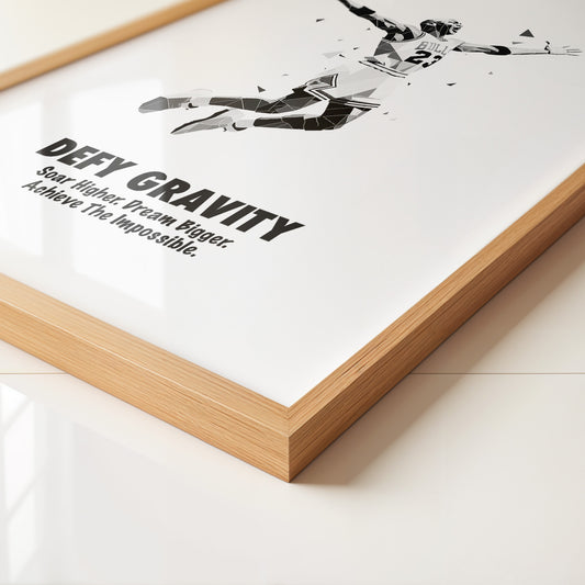 Basketballspieler Geometrisch S/W